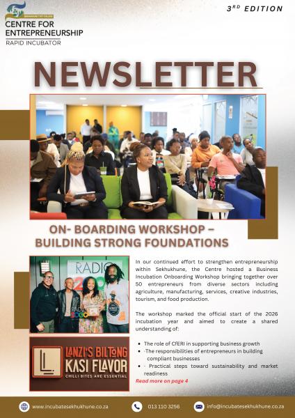 NEWSLETTER 3rd Edition 2025/26